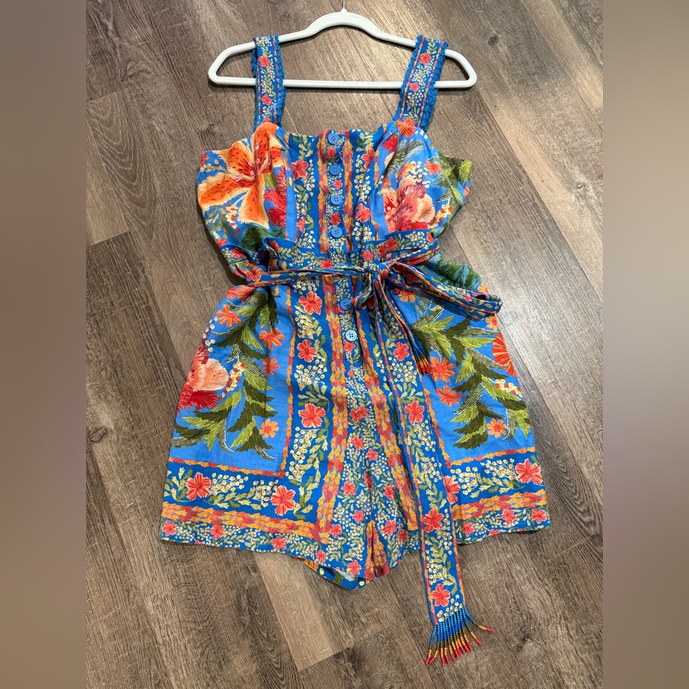Farm Rio Romper. Size XL. Worn once.